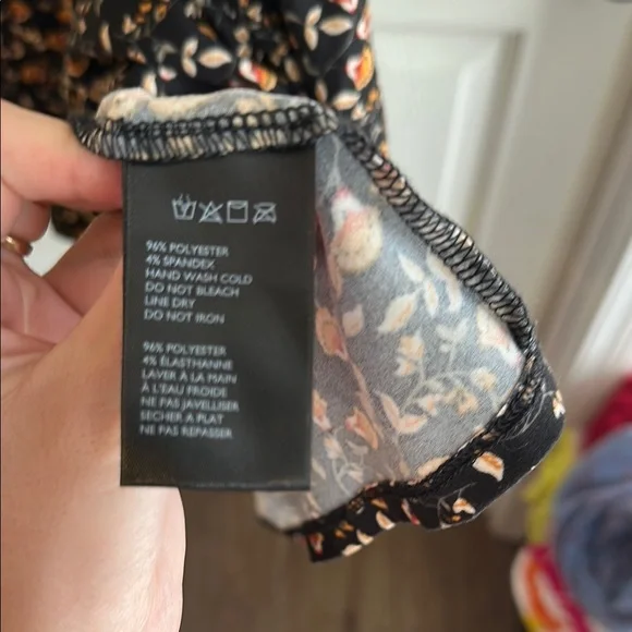 Urban Outfitters Black Floral Dress - Picture 4 of 4